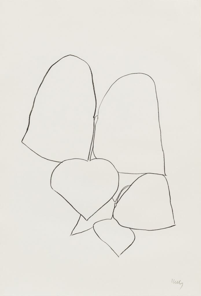 Ellsworth Kelly String Bean Leaves II print
