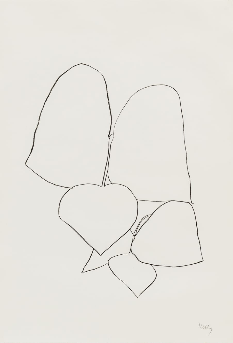 Ellsworth Kelly String Bean Leaves II print