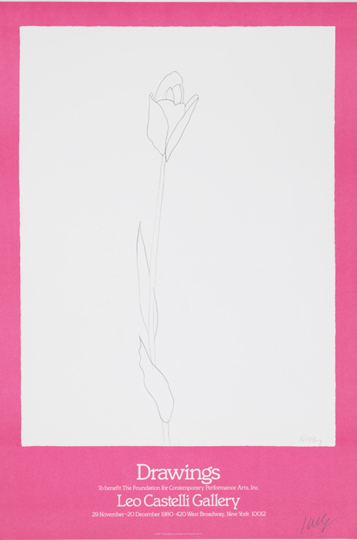 Ellsworth Kelly Drawings to Benefit The Foundation for Contemporary Performance Arts, Inc. (Tulip) print