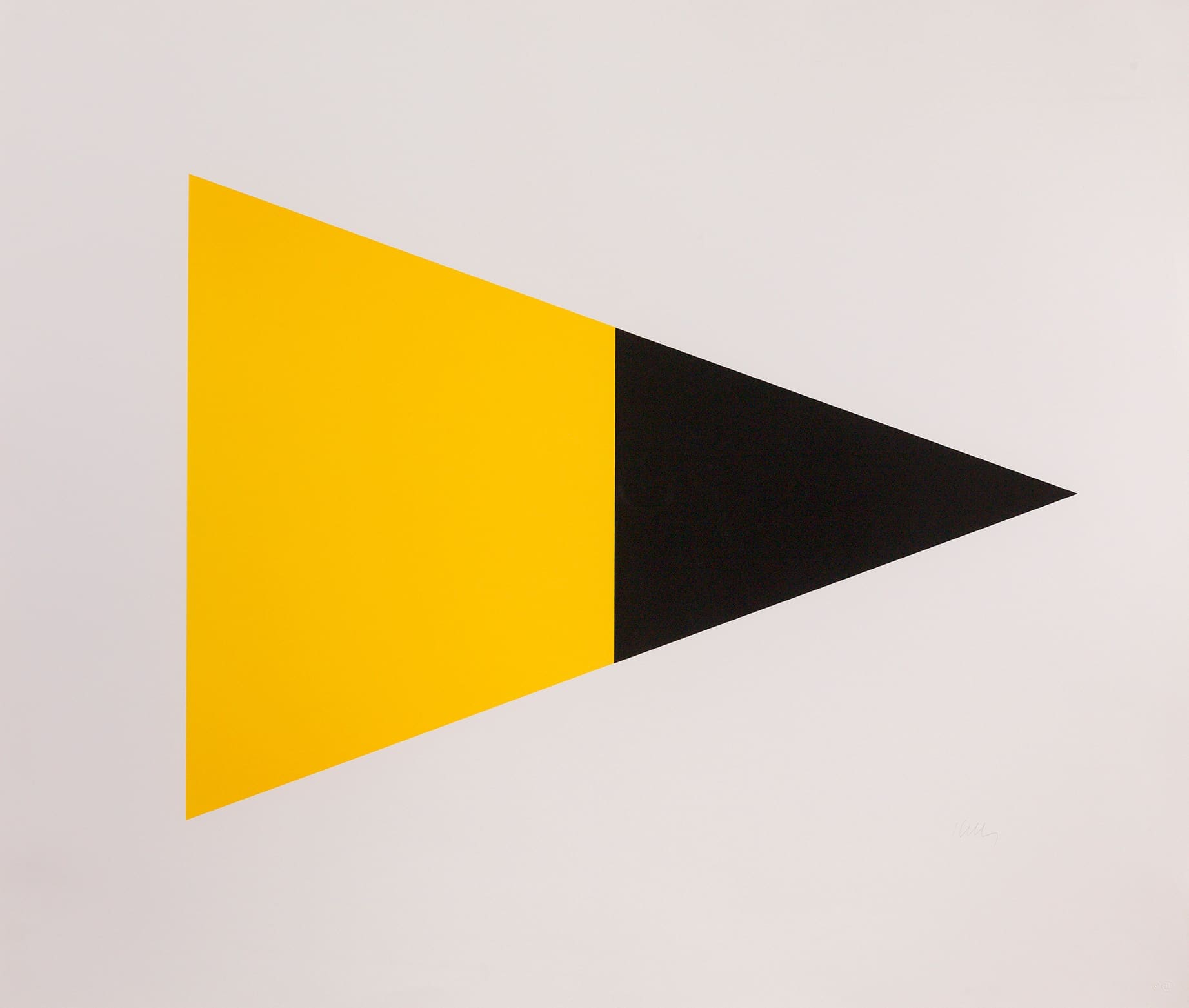 Ellsworth Kelly Black Yellow print