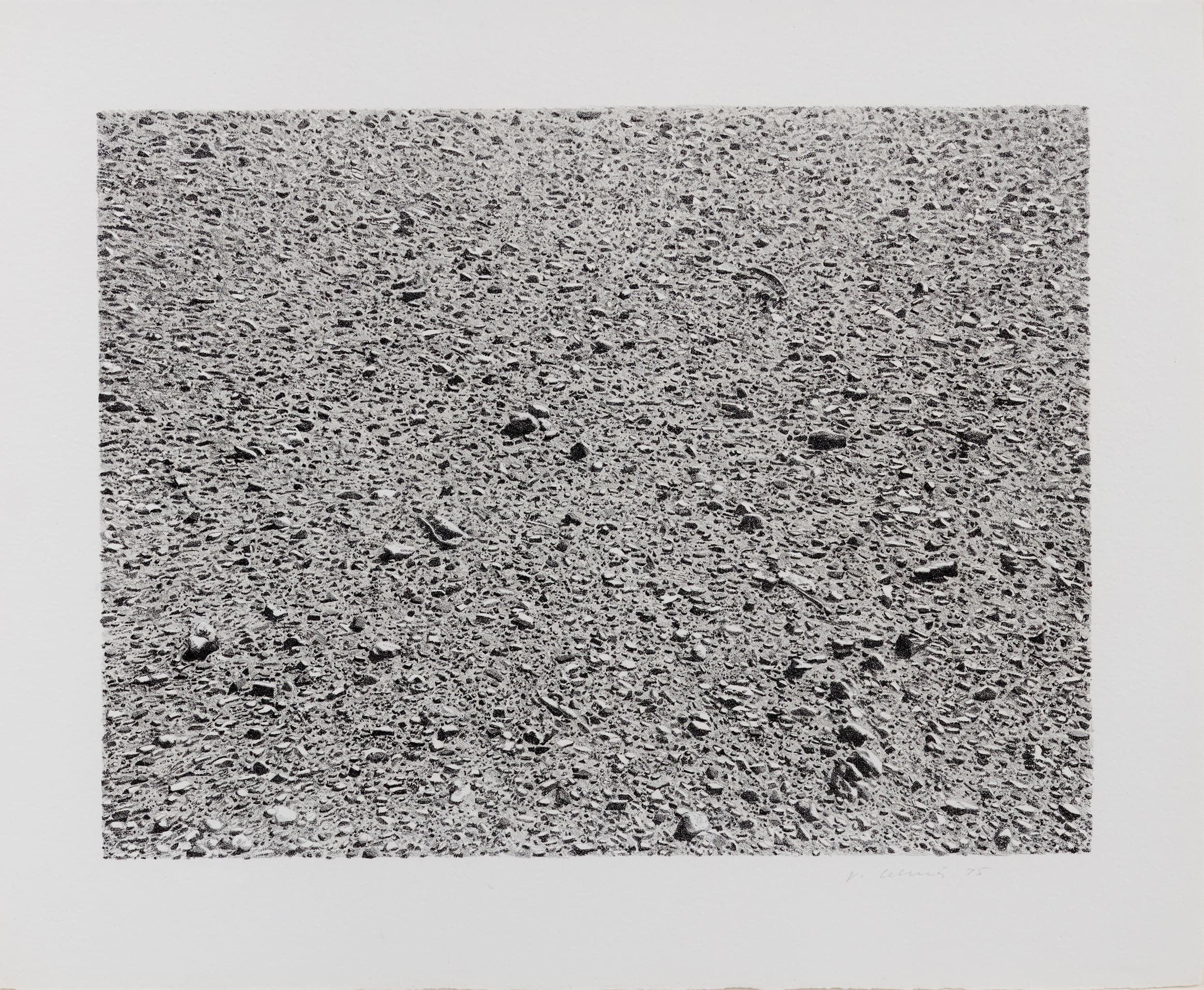Vija Celmins Untitled (Desert) print