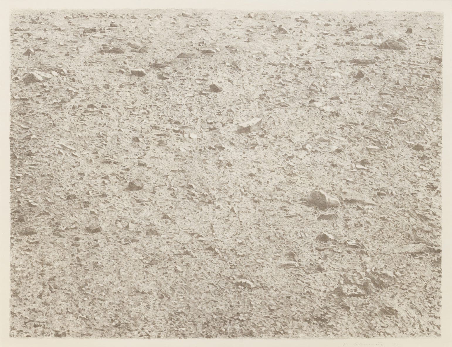 Vija Celmins Untitled (Large Desert) print