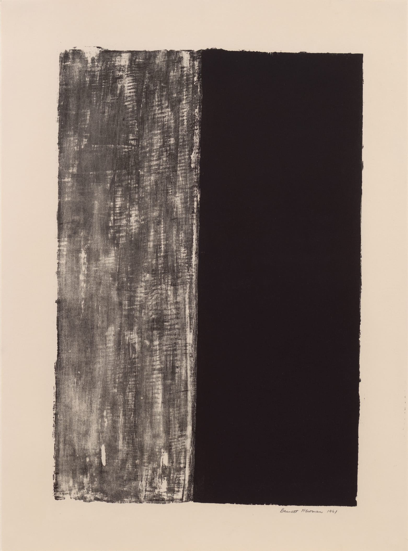 Barnett Newman Untitled print