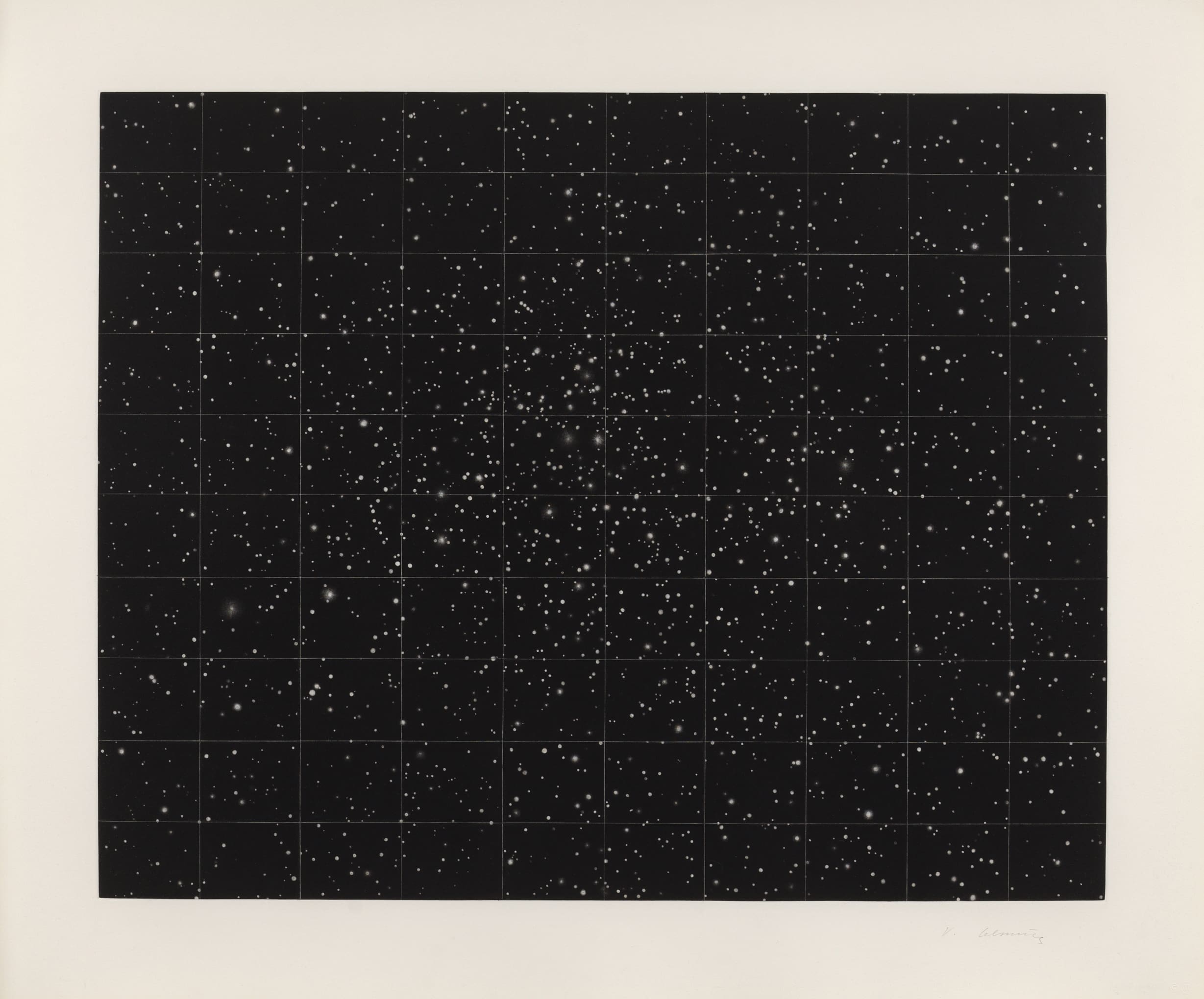 Vija Celmins Strata print