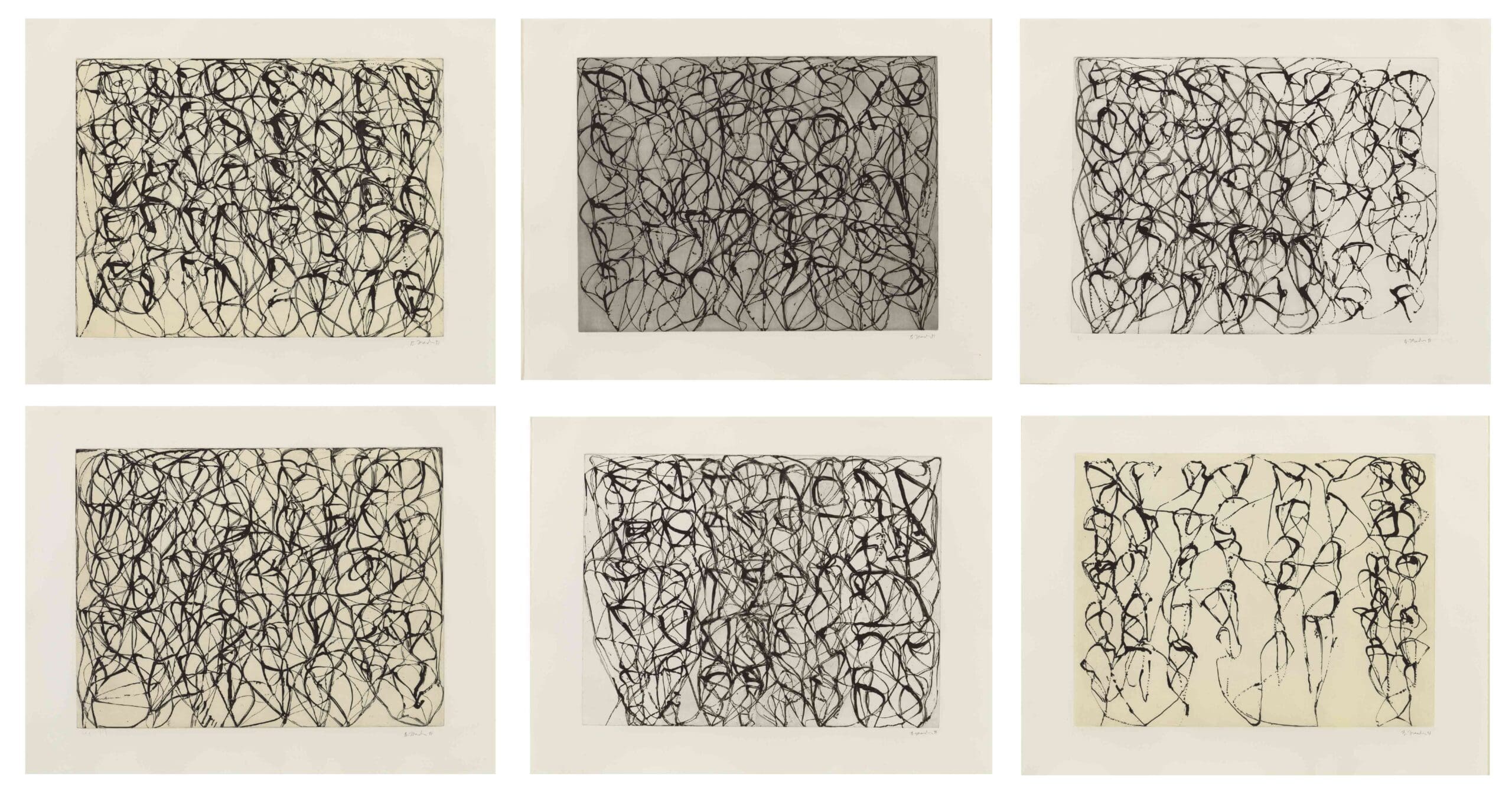 Brice Marden Prints for Sale | Susan Sheehan Gallery