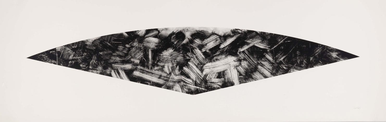 Ellsworth Kelly Dark Gray Curve (State I) print