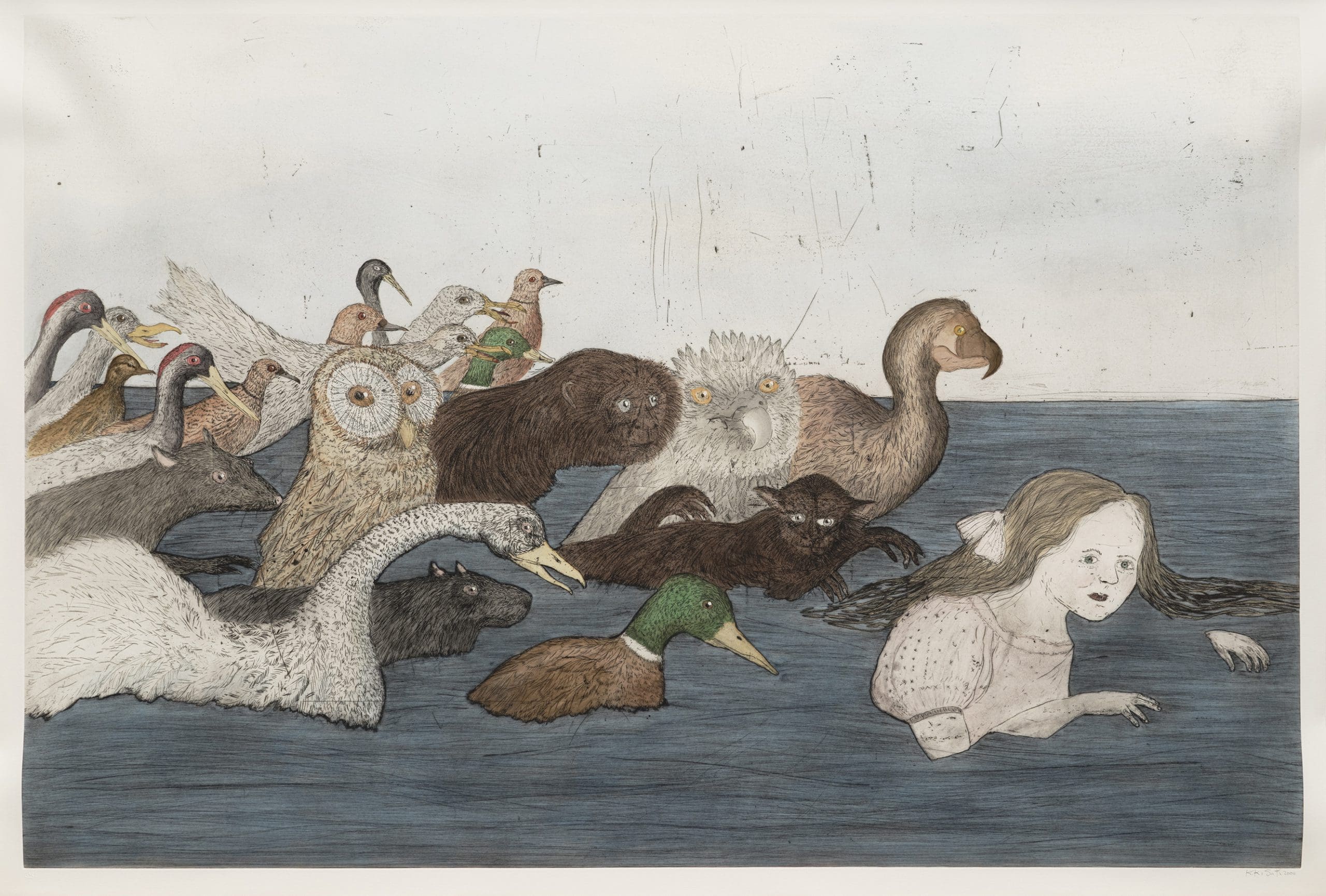 Kiki Smith Pool of Tears 2 (after Lewis Carroll) print