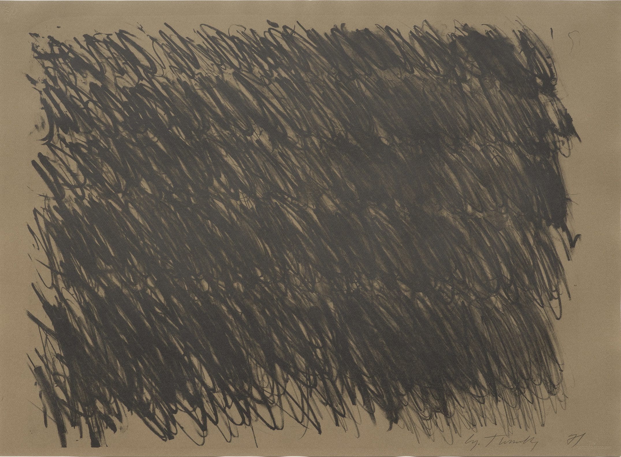Cy Twombly Untitled print