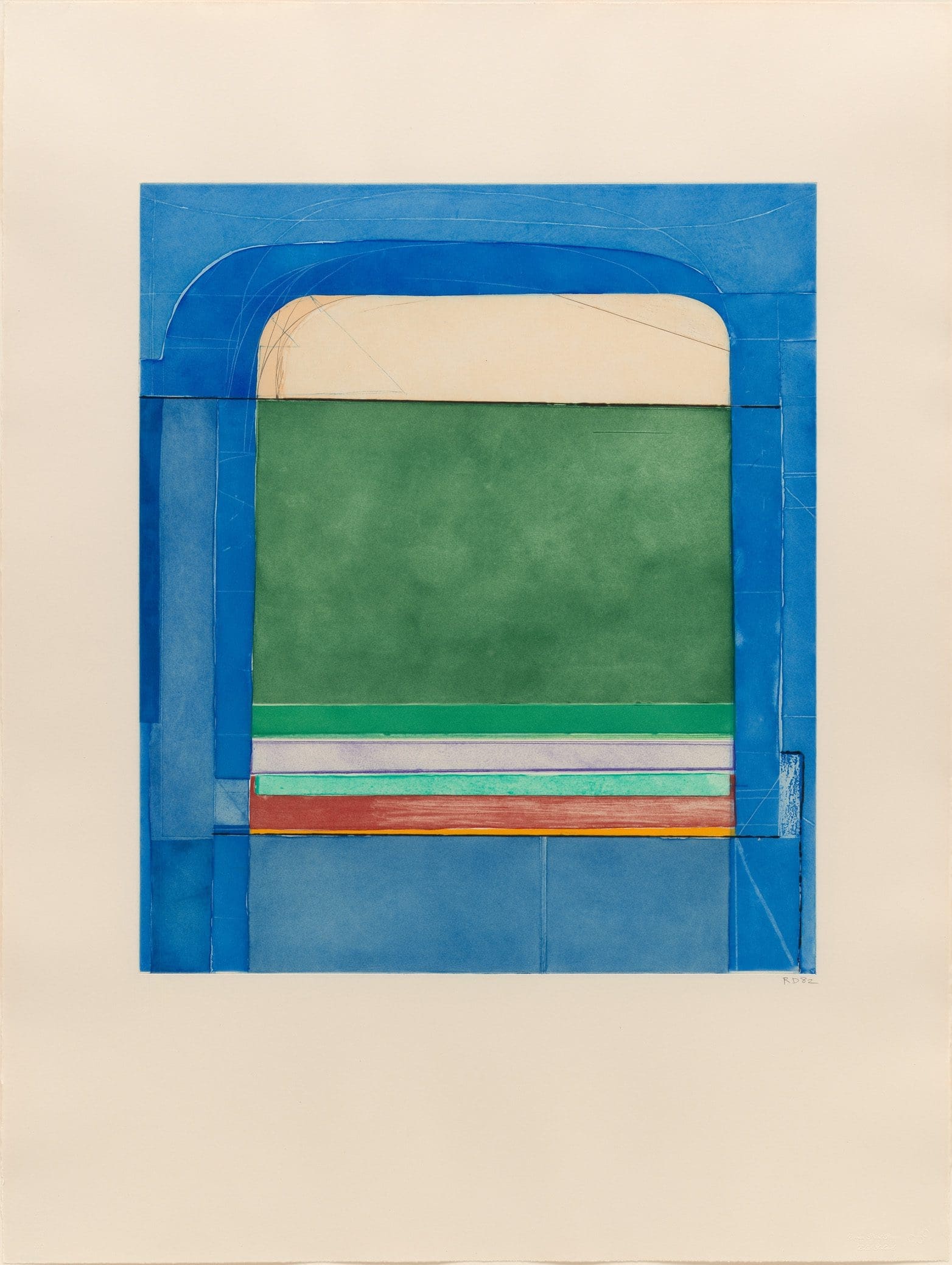 Richard Diebenkorn Blue Surround print