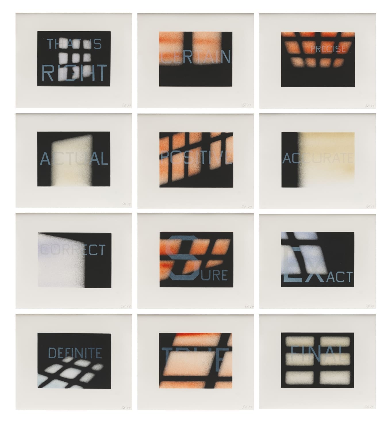 Edward Ruscha That is Right print