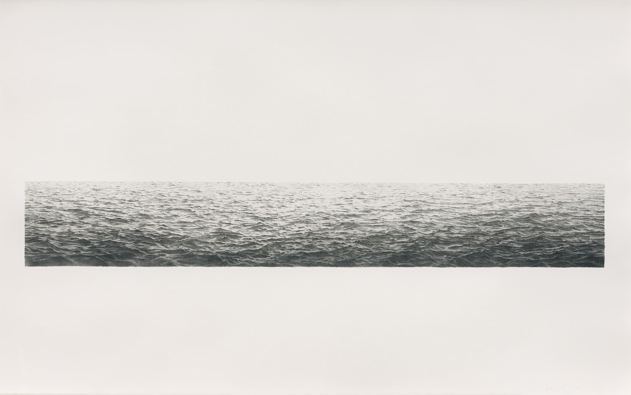 Vija Celmins Untitled (Large Ocean) print