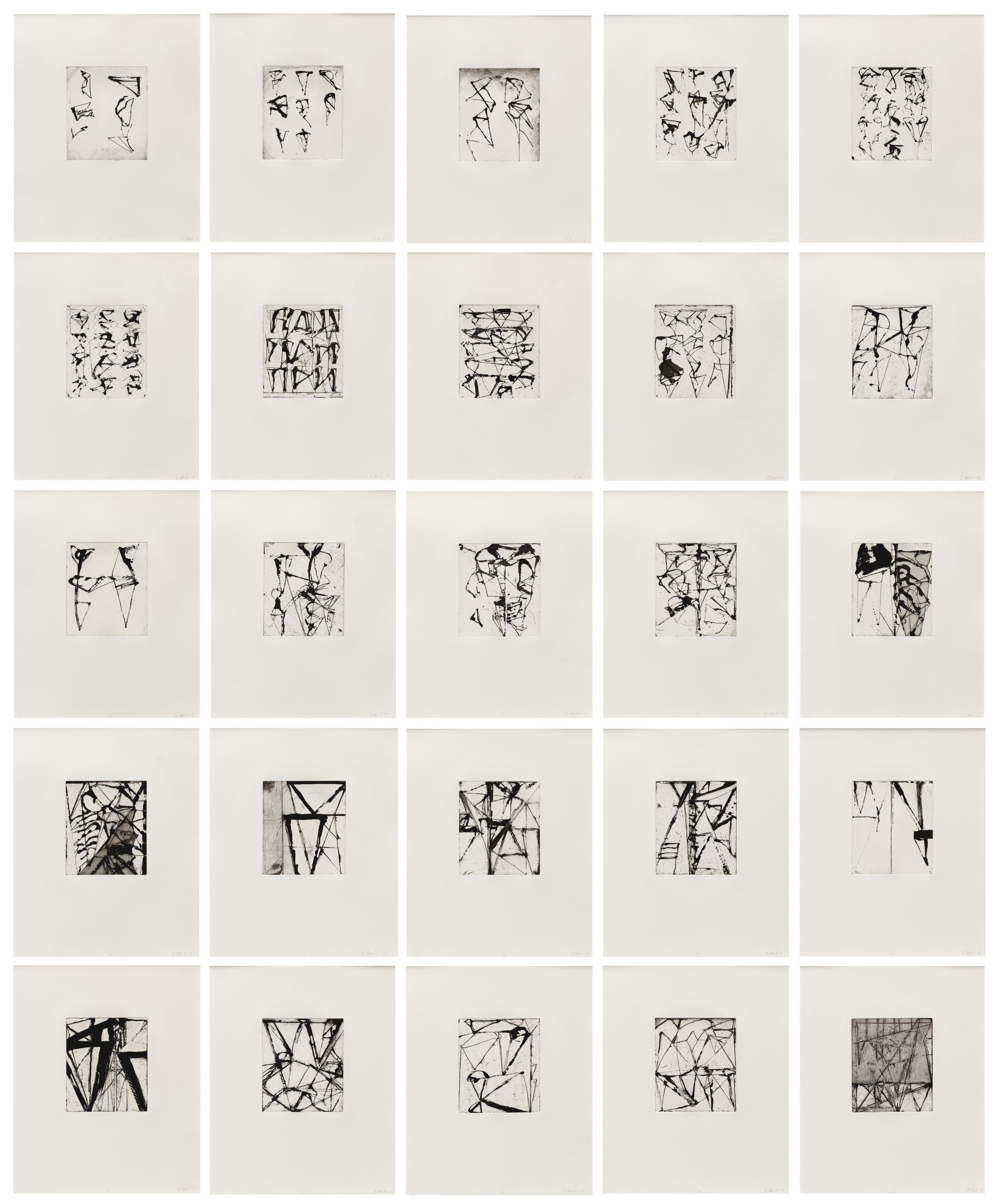 Brice Marden Prints for Sale | Susan Sheehan Gallery