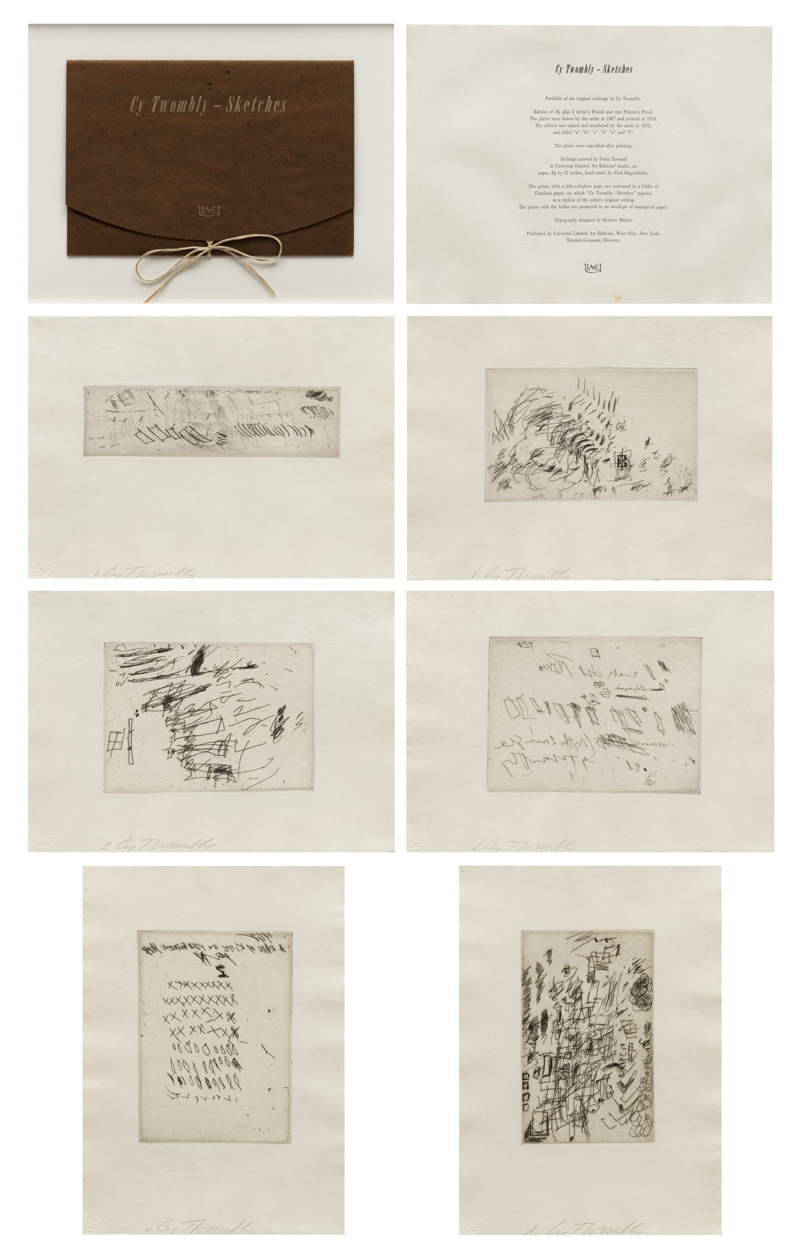 Cy Twombly Sketches print