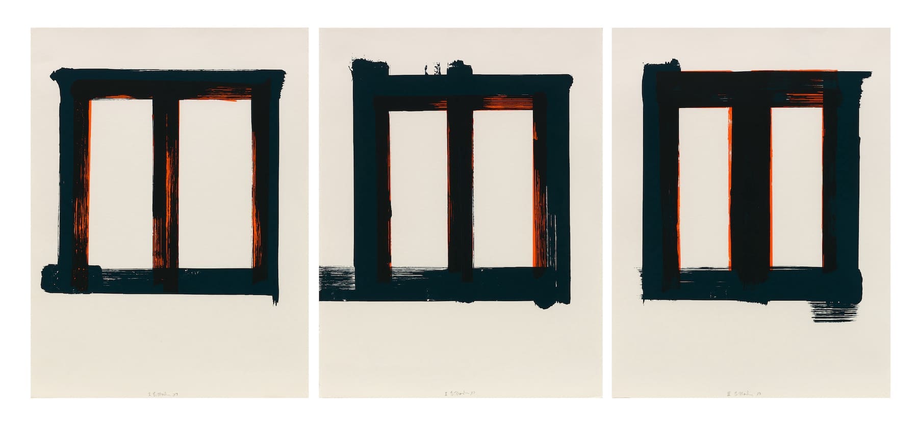 Brice Marden I, II, III print
