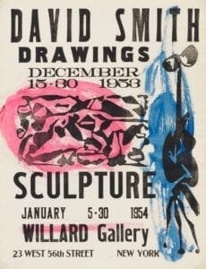 David Smith Willard Gallery Poster print