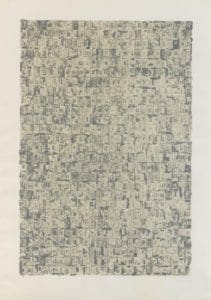 Jasper Johns Gray Alphabets, 1968, lithograph print