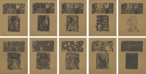 Jasper Johns 0-9, 1963, set of ten lithographs print