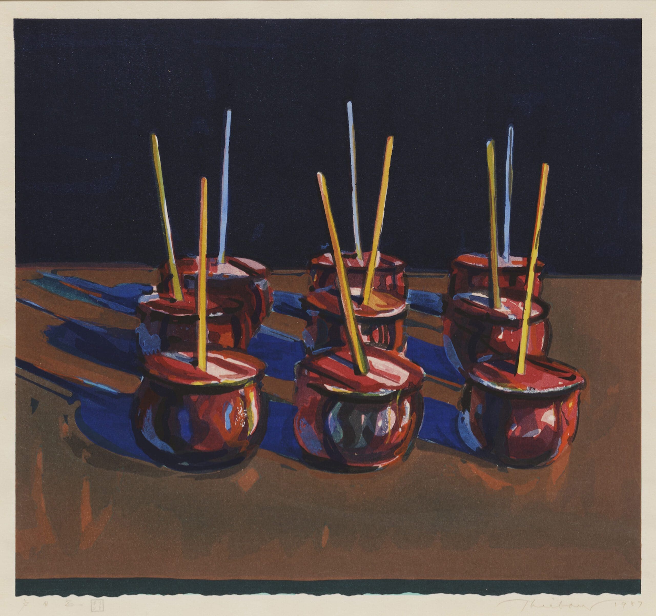 Wayne Thiebaud Candy Apples print