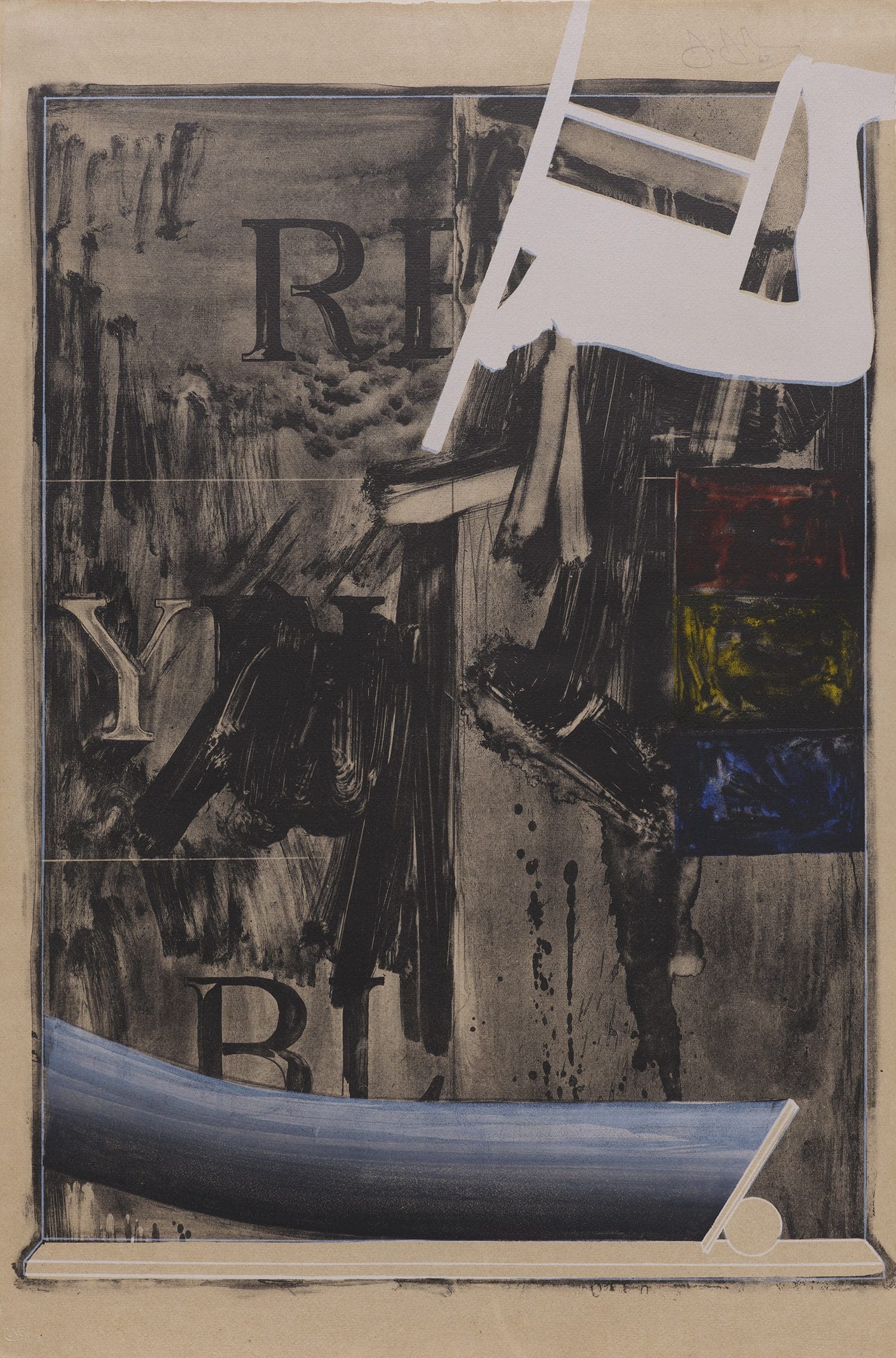 Jasper Johns Watchman print