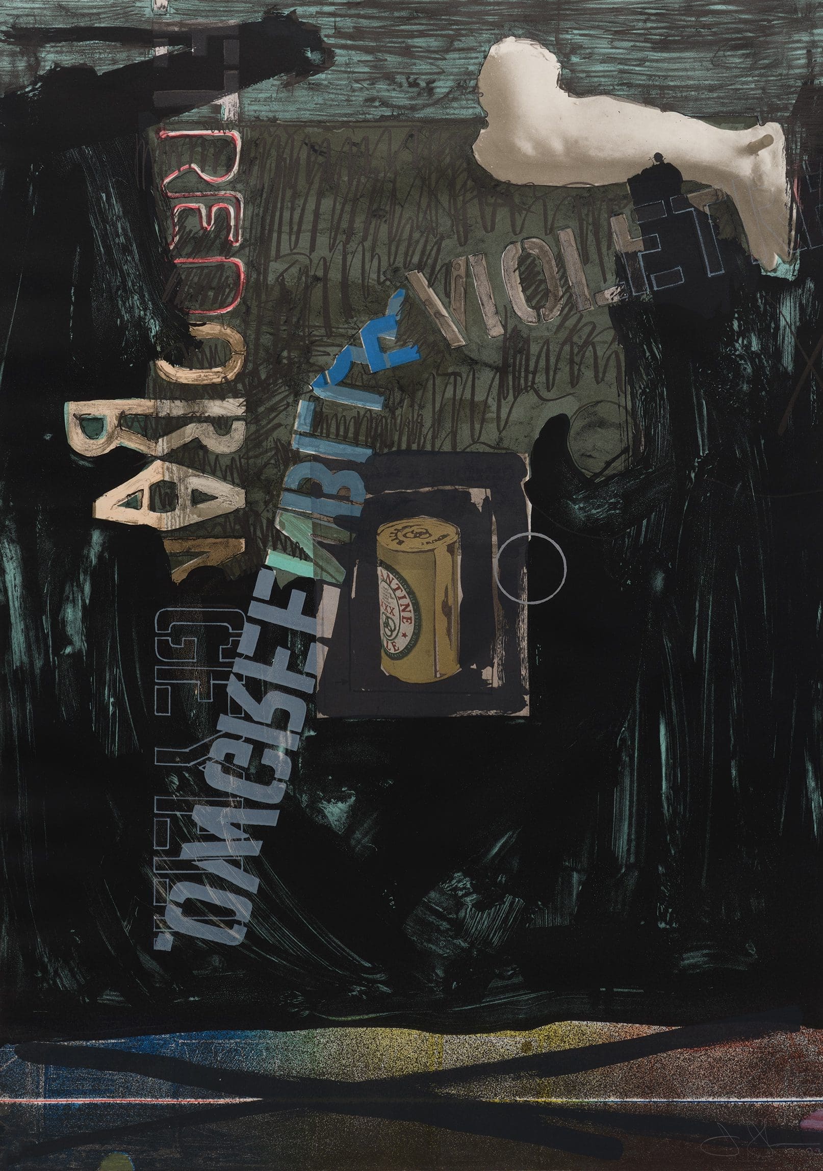 Jasper Johns Decoy II print