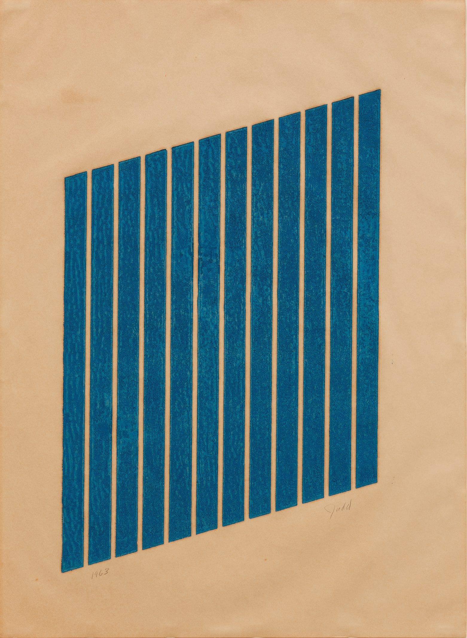 Donald Judd Untitled print