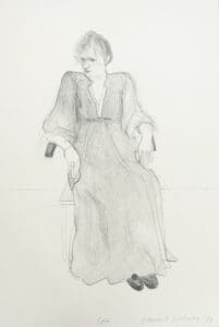 David Hockney Celia print