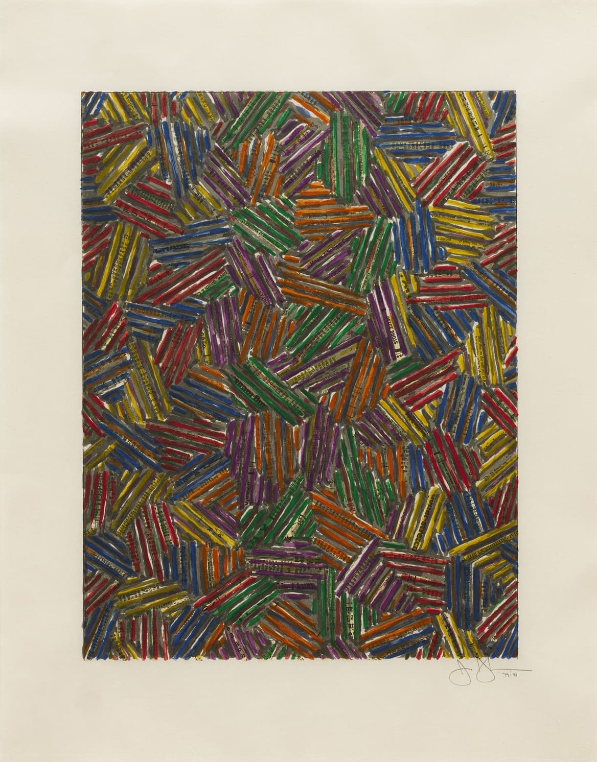 Jasper Johns Cicada II print